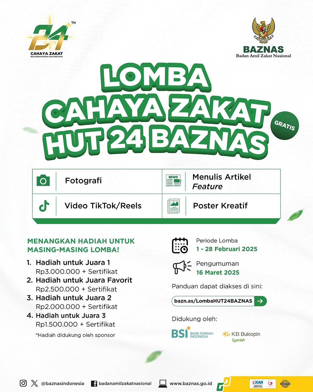 Semarak Lomba HUT Ke 24 BAZNAS