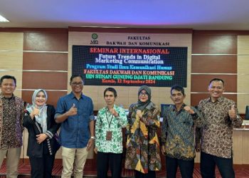 Tingkatkan Pemahaman Digital Marketing, Program Studi Ilmu Komunikasi UIN Sunan Gunung Djati Bandung Gelar Seminar Internasional