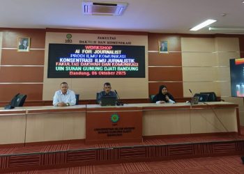 Workshop Jurnalistik UIN Bandung Bahas Kolaborasi Wartawan dan AI di Era Digital